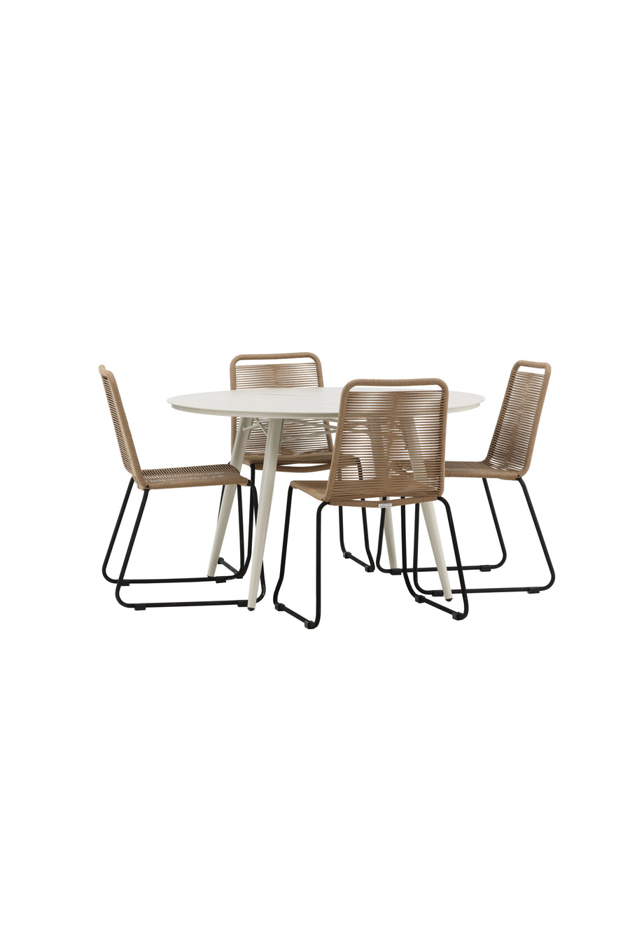 Ensemble de repas rond Lina 