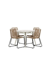 Ensemble de repas rond Lina 