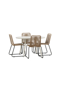 Ensemble de repas rond Lina 