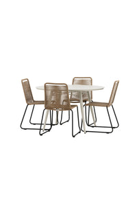 Ensemble de repas rond Lina 