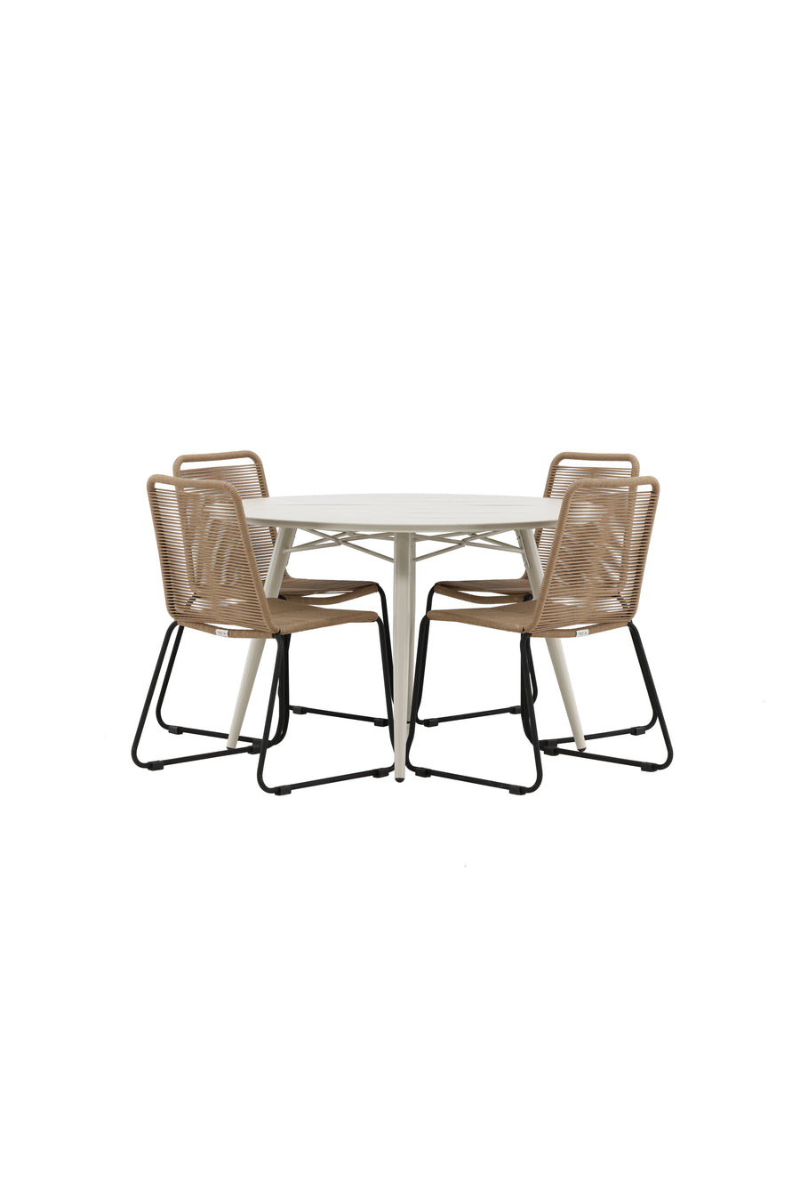 Ensemble de repas rond Lina 