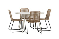Ensemble de repas rond Lina 