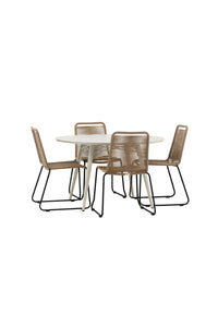 Ensemble de repas rond Lina 