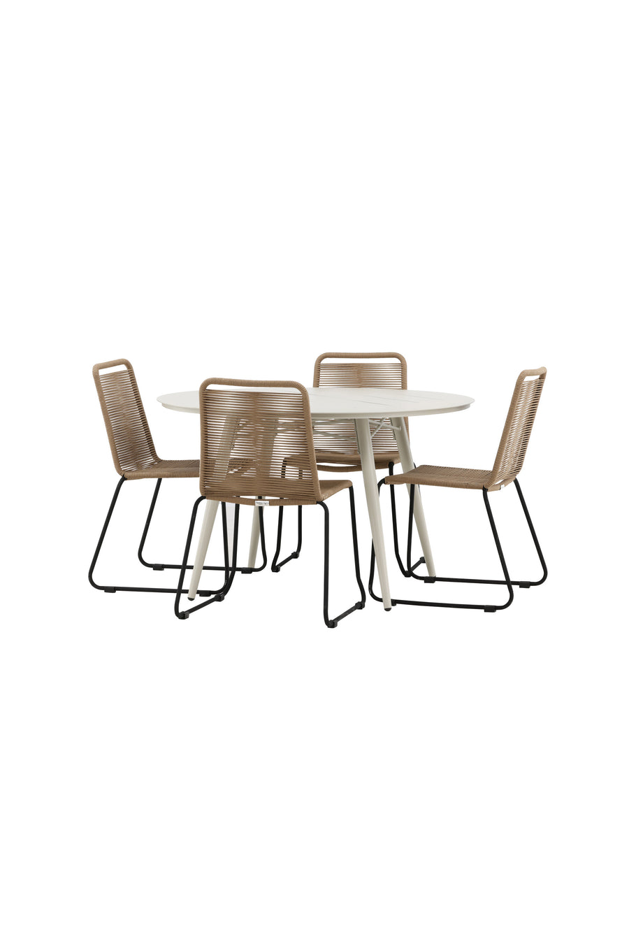 Ensemble de repas rond Lina 