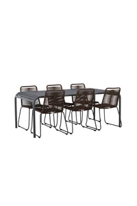 Borneo Rektangulær Spisegruppe 