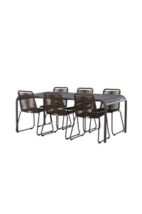 Borneo Rektangulær Spisegruppe 