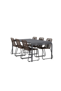 Borneo Rektangulær Spisegruppe 
