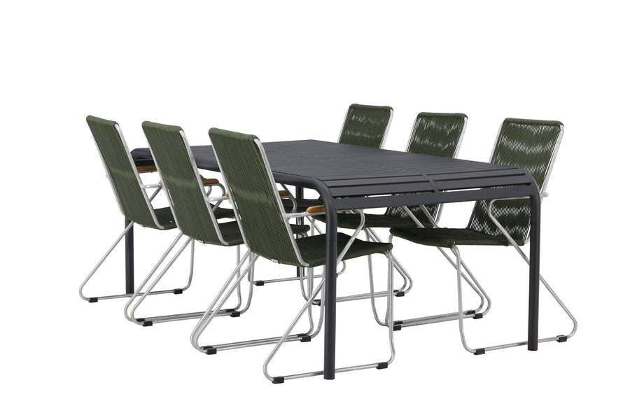 Borneo Rektangulær Spisegruppe 