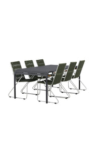 Borneo Rektangulær Spisegruppe 