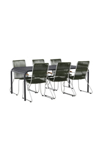 Borneo Rektangulær Spisegruppe 