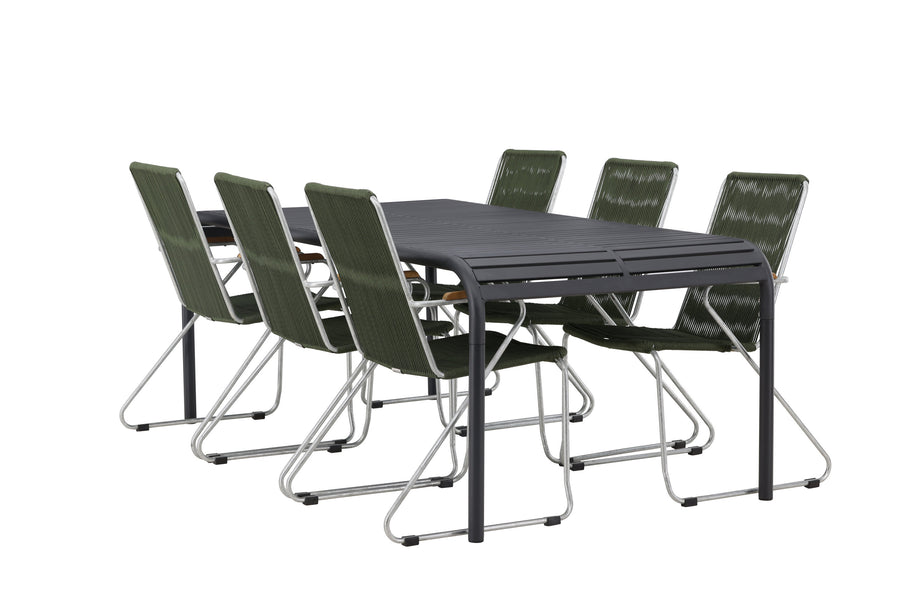 Borneo Rektangulær Spisegruppe 