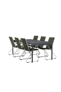 Borneo Rektangulær Spisegruppe 