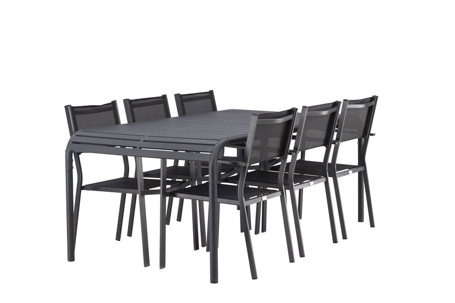 Borneo Rektangulær Spisegruppe 