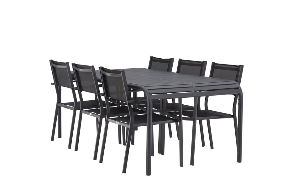 Borneo Rektangulær Spisegruppe 