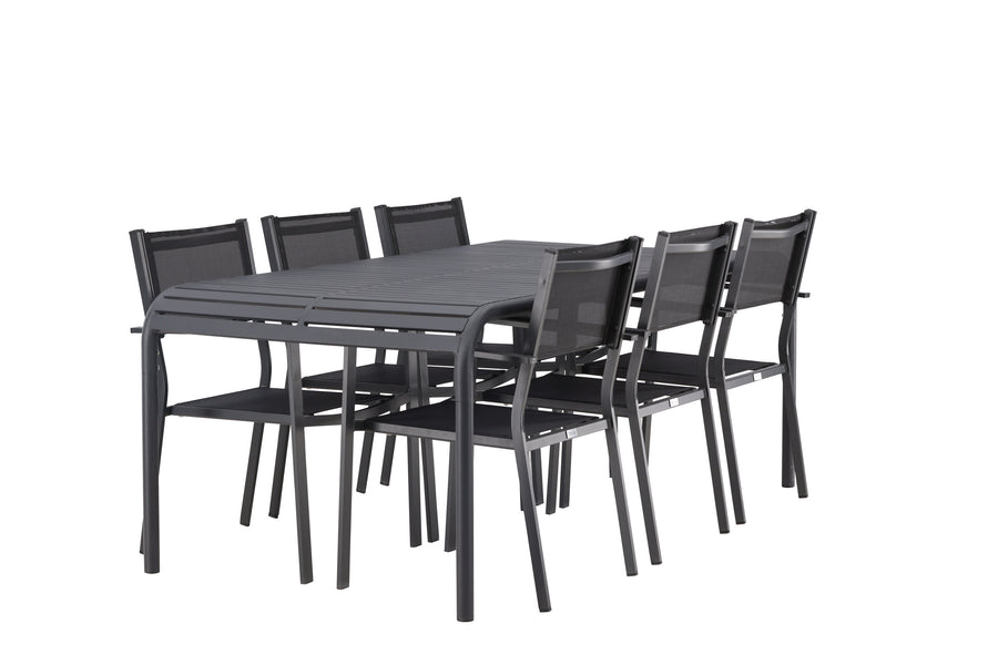 Borneo Rektangulær Spisegruppe 