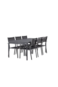 Borneo Rektangulær Spisegruppe 