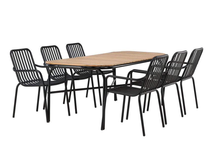 Holmbeck Rektangulær Spisegruppe 