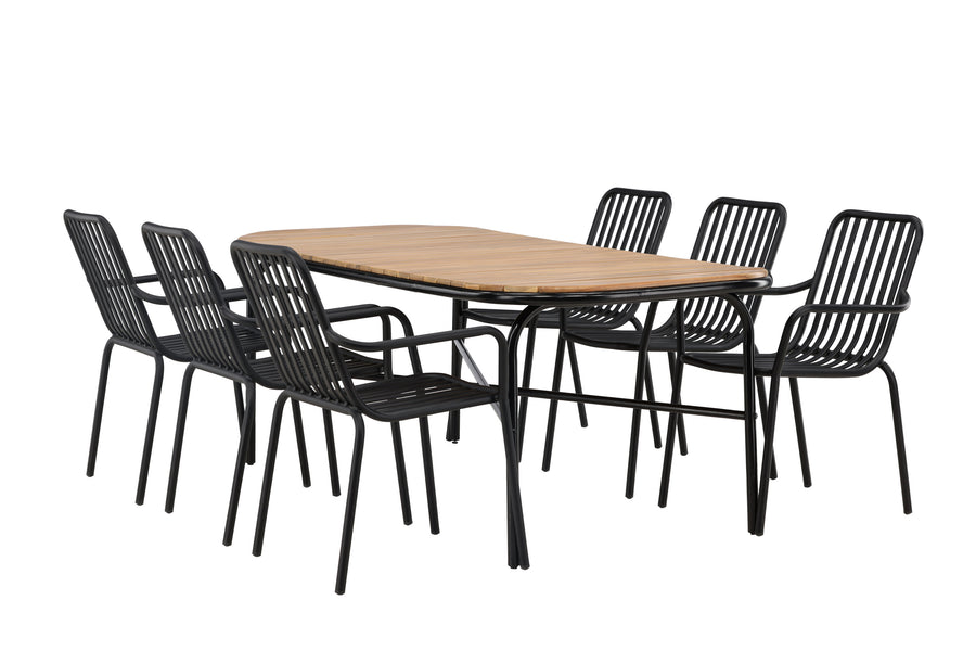 Holmbeck Rektangulær Spisegruppe 