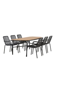Holmbeck Rektangulær Spisegruppe 