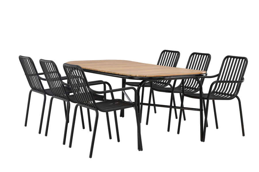 Holmbeck Rektangulær Spisegruppe 