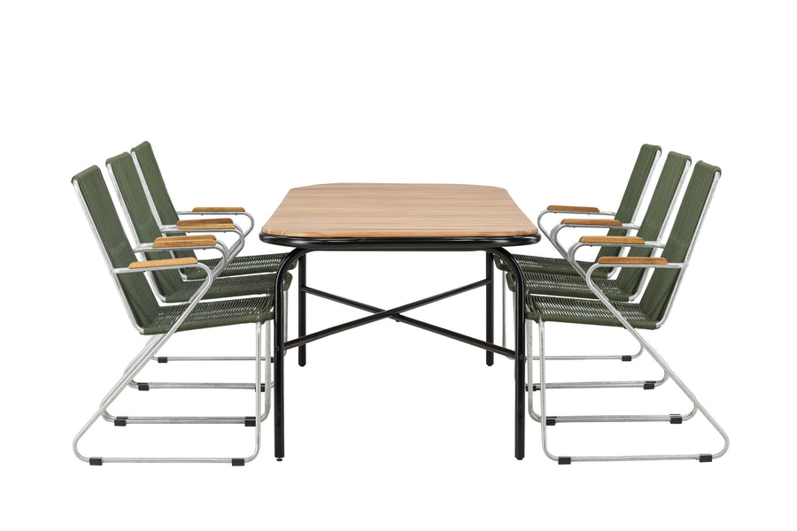 Holmbeck Rektangulær Spisegruppe 