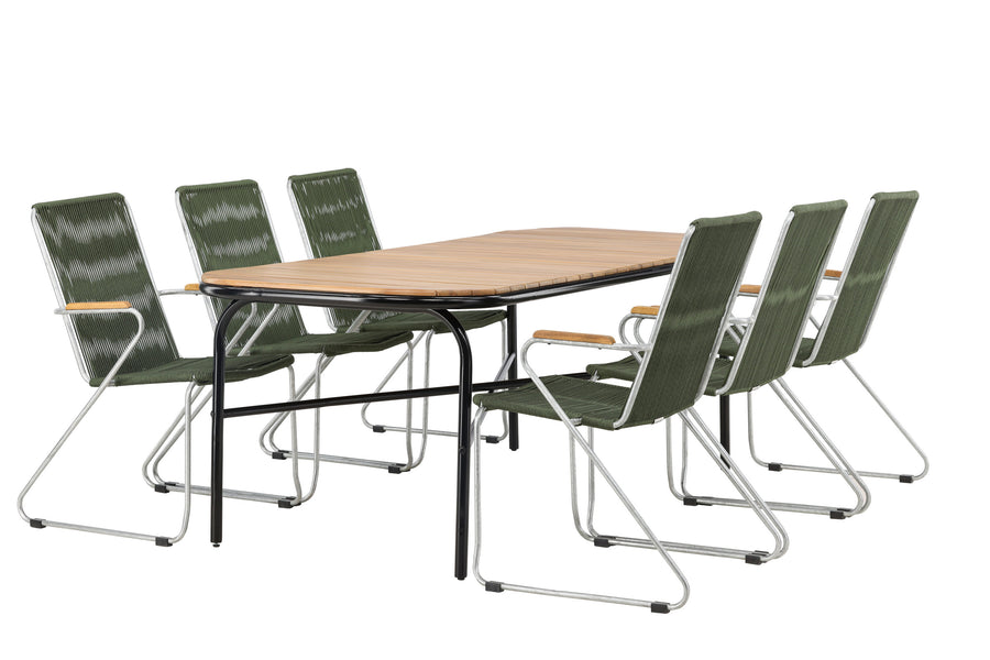 Holmbeck Rektangulær Spisegruppe 