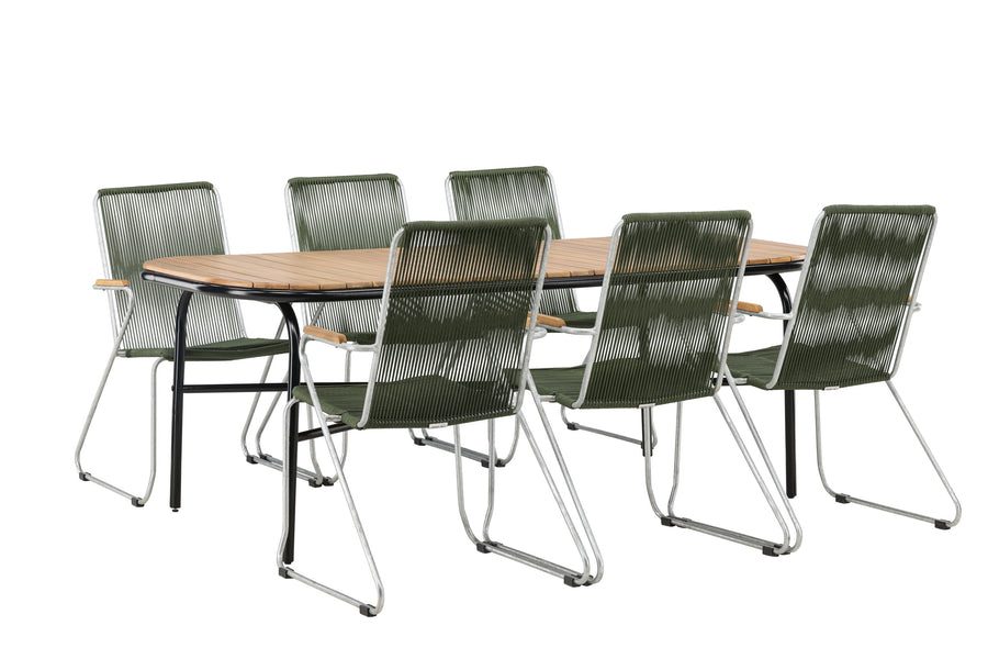 Holmbeck Rektangulær Spisegruppe 