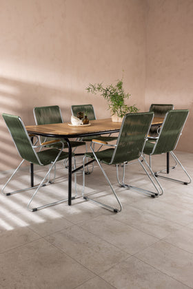 Holmbeck Rektangulær Spisegruppe 