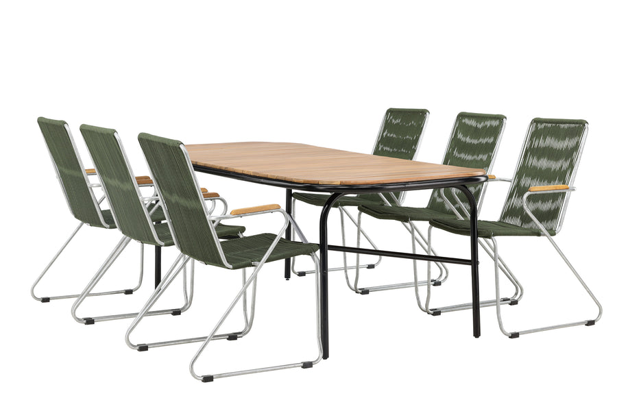 Holmbeck Rektangulær Spisegruppe 