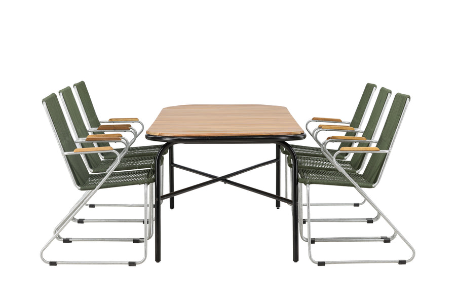 Holmbeck Rektangulær Spisegruppe 