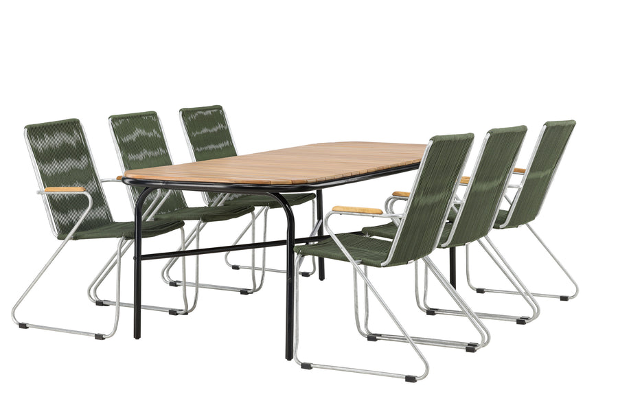 Holmbeck Rektangulær Spisegruppe 