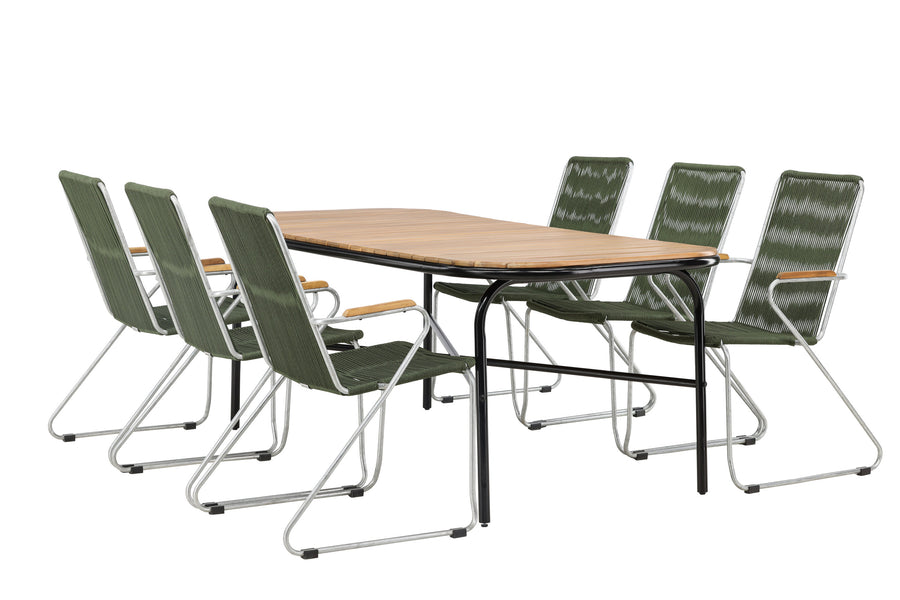 Holmbeck Rektangulær Spisegruppe 