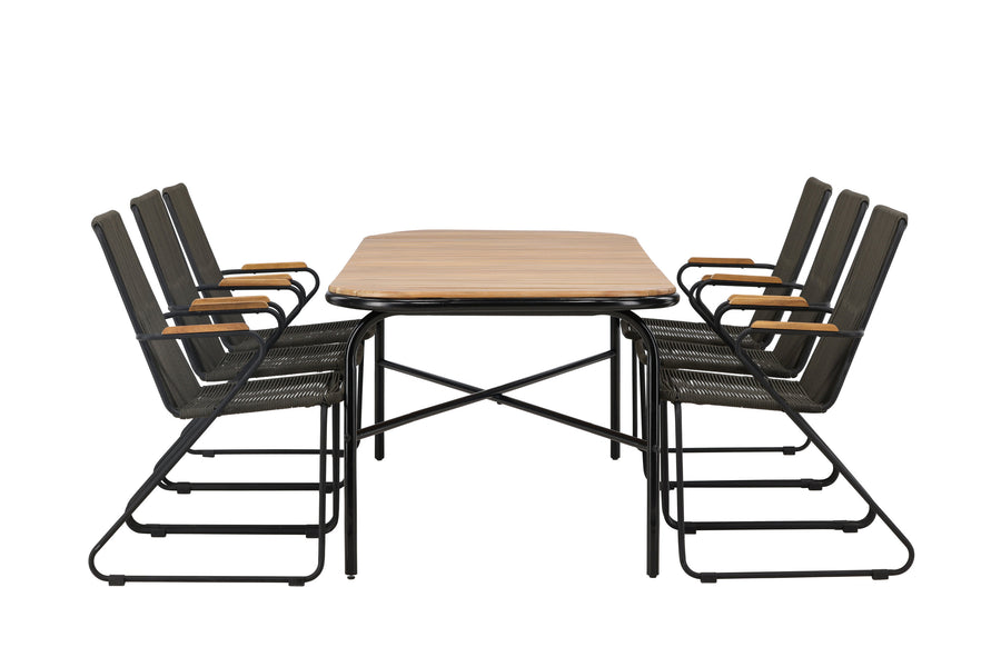 Holmbeck Rektangulær Spisegruppe 
