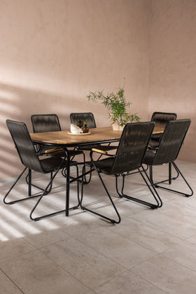 Holmbeck Rektangulær Spisegruppe 