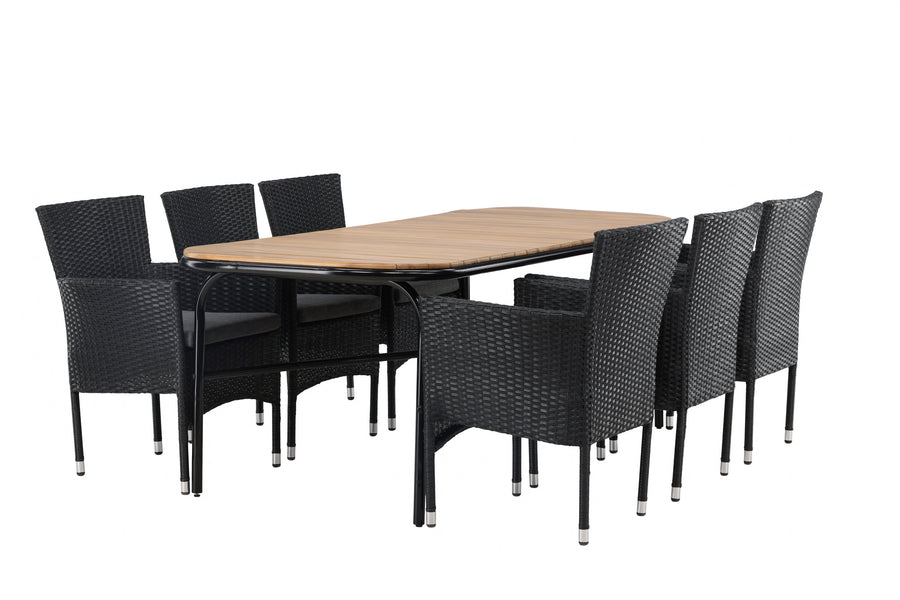Holmbeck Rektangulær Spisegruppe 