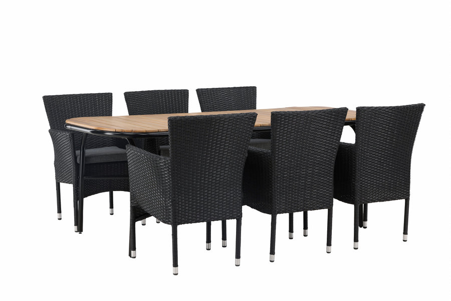 Holmbeck Rektangulær Spisegruppe 