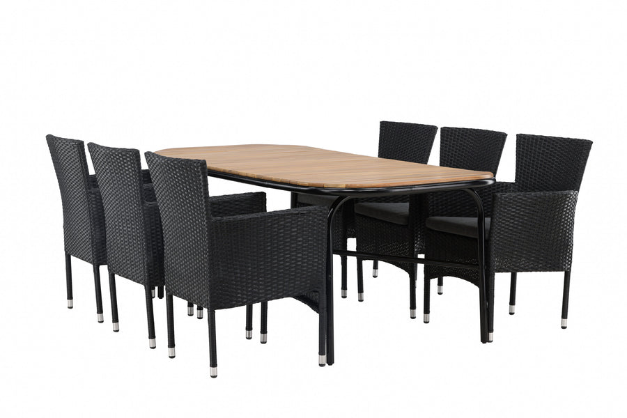 Holmbeck Rektangulær Spisegruppe 