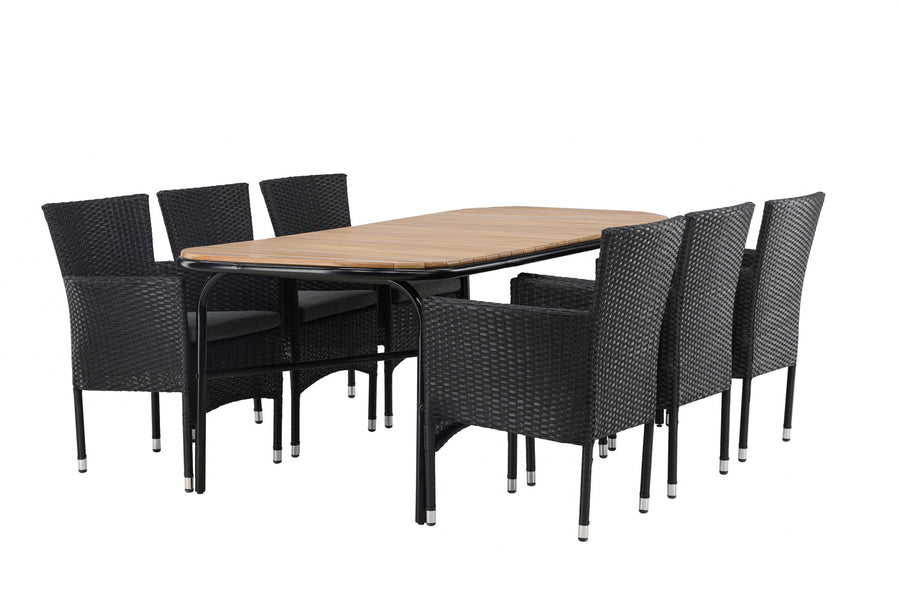 Holmbeck Rektangulær Spisegruppe 