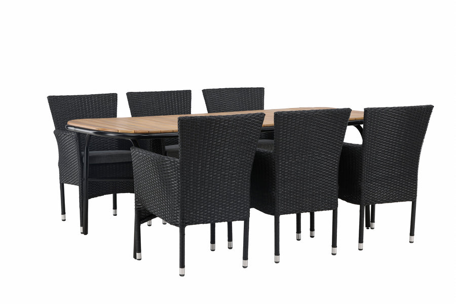 Holmbeck Rektangulær Spisegruppe 