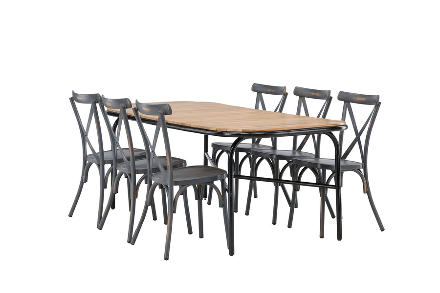 Holmbeck Rektangulær Spisegruppe 