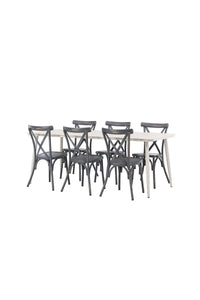 Lina Rektangulär Matgrupp