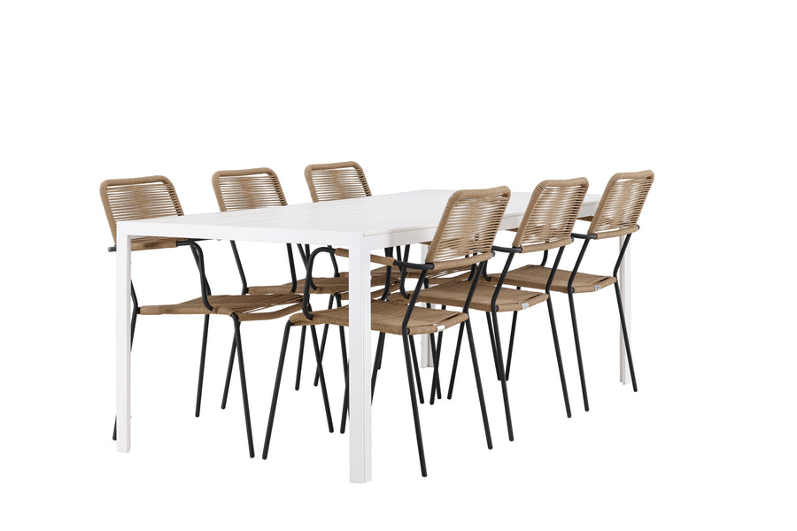 Break Rektangulær Spisegruppe 