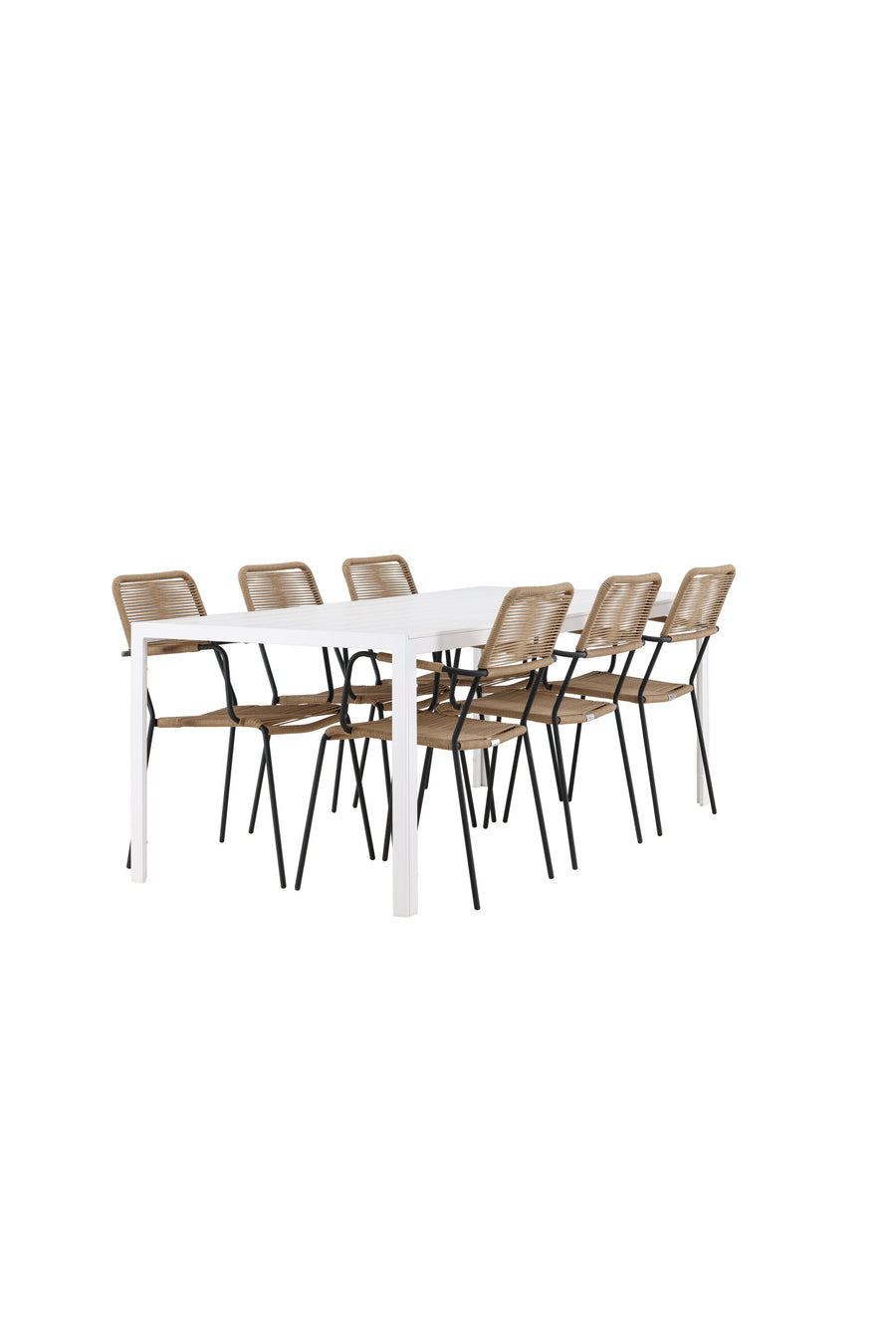 Break Rektangulær Spisegruppe 