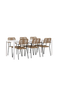 Break Rektangulær Spisegruppe 