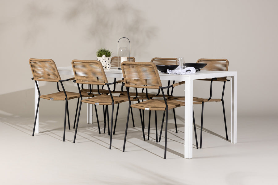 Break Rektangulær Spisegruppe 