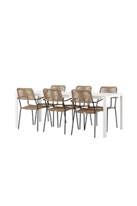 Break Rektangulær Spisegruppe 
