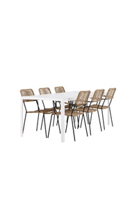 Break Rektangulær Spisegruppe 