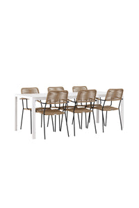 Break Rektangulær Spisegruppe 