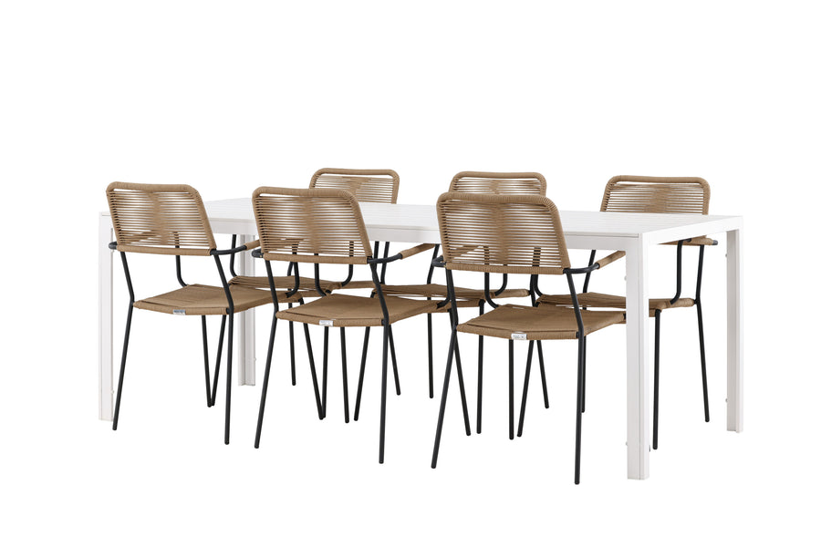 Break Rektangulær Spisegruppe 