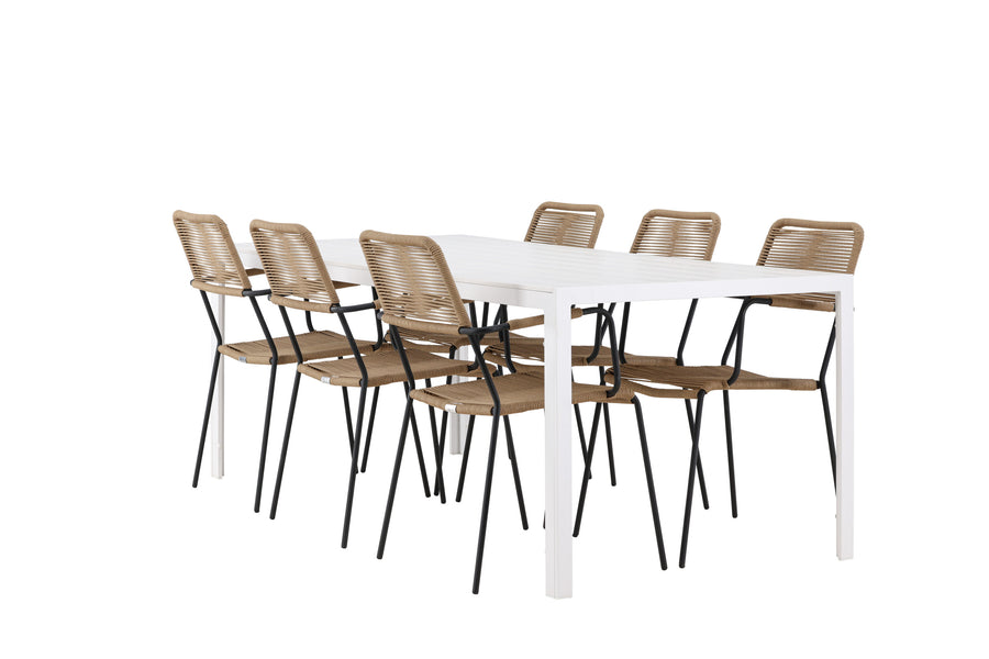Break Rektangulær Spisegruppe 